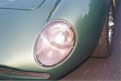 Zagato DP 209 configuration clone head light detail